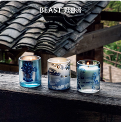 Beast Collection Osmanthus Three Melodies Round Moon Gift Set – Mini Fan Scented Candle